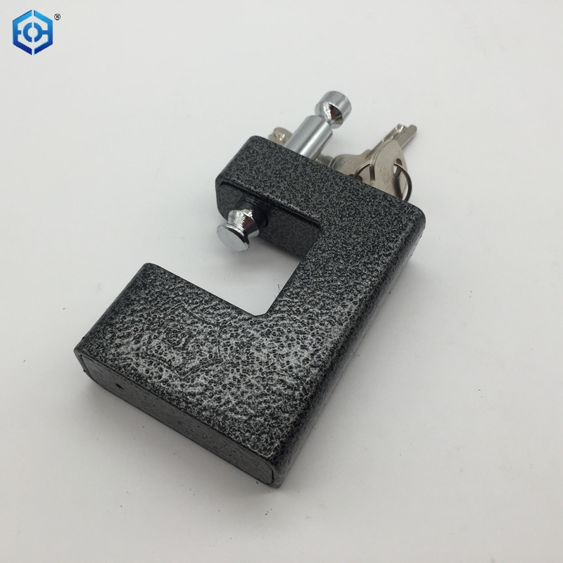 Black Heavy Duty Steel Square And Rectangle Type with 4 Keys Padlock