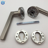  The Beauty Of Geometry Satin Nickel Zinc Alloy Interior Door Handles