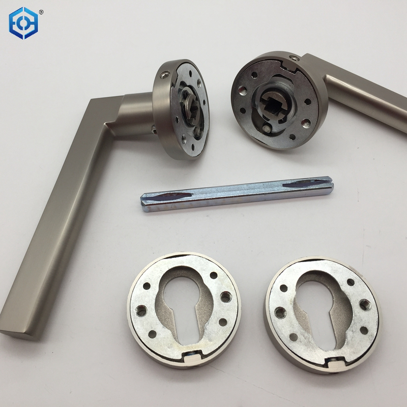  The Beauty Of Geometry Satin Nickel Zinc Alloy Interior Door Handles