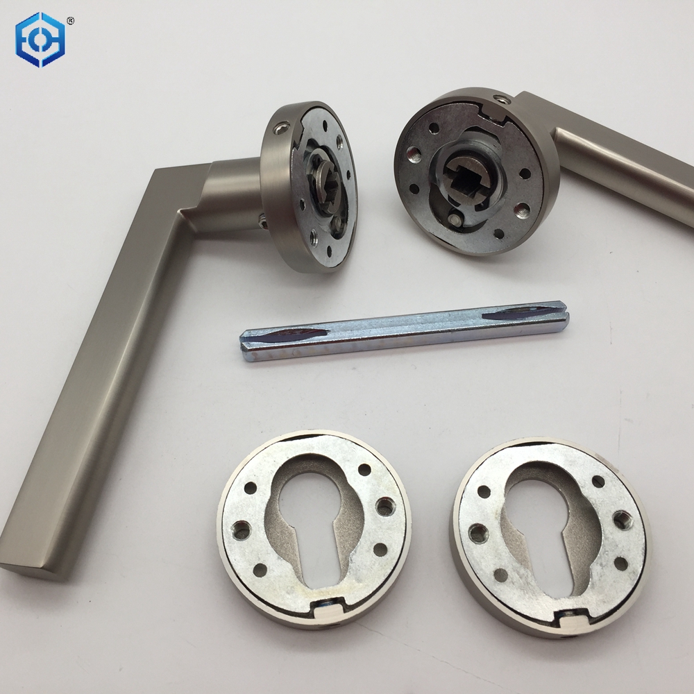  The Beauty Of Geometry Satin Nickel Zinc Alloy Interior Door Handles