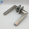 Satin Nickel Geometric Interlacing Zinc Alloy Door Handle