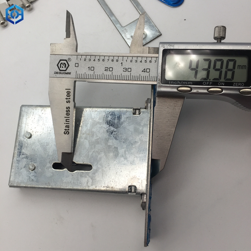 Steel Mortise Lock 44mm Backset Deadbolt Lock with 3 Keys 