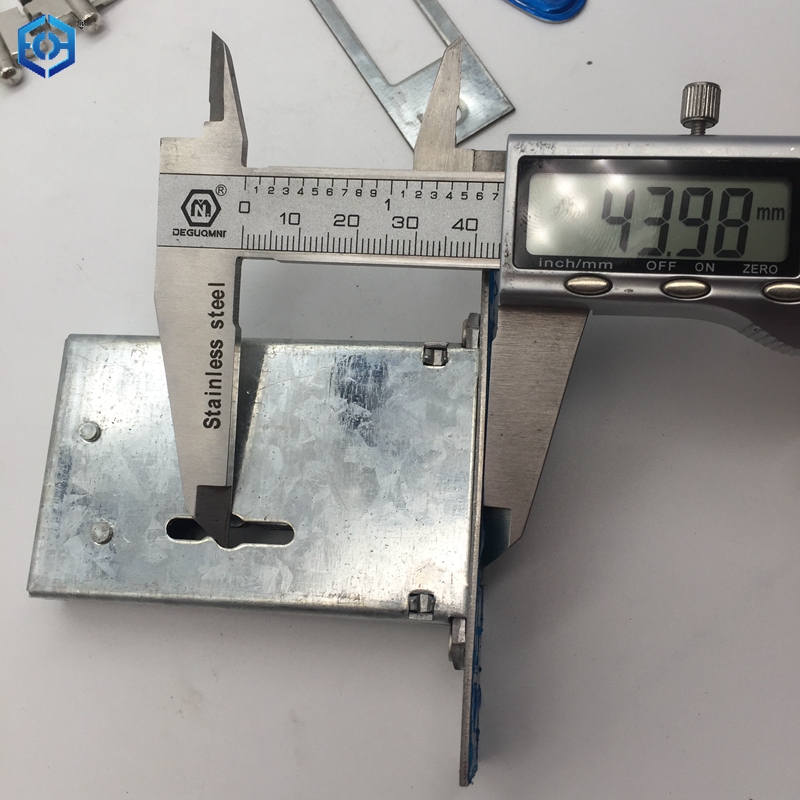 Steel Mortise Lock 44mm Backset Deadbolt Lock with 3 Keys 