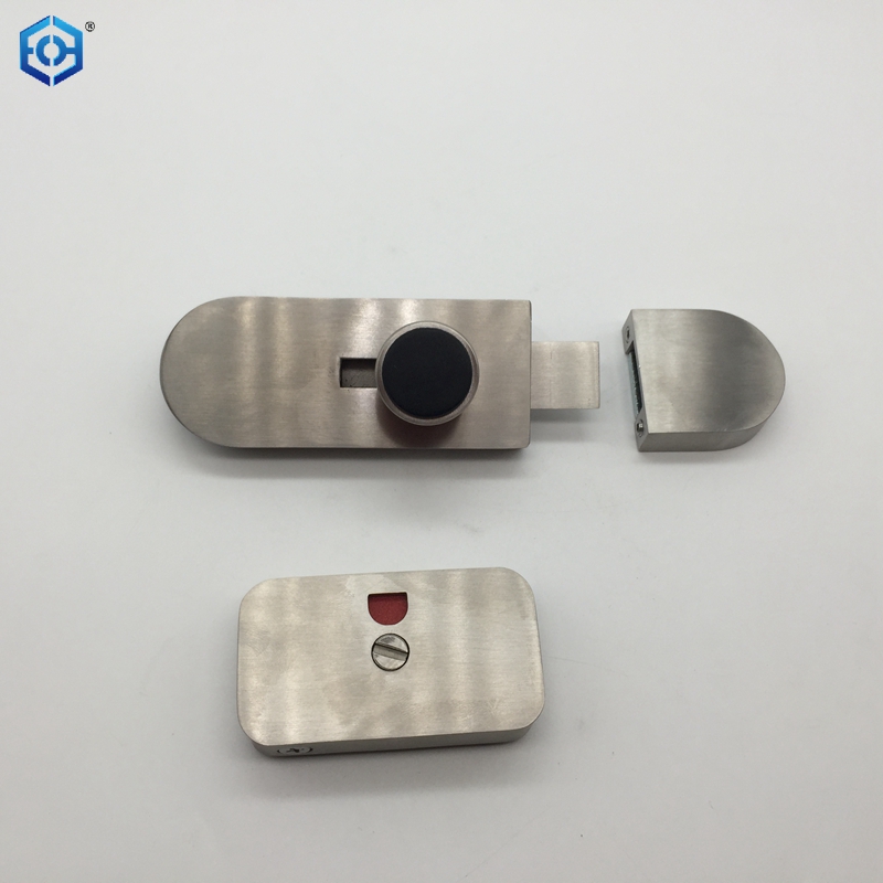 Stainless Steel 316 Toilet Partition Hardware Slide Latch Indicator Thumb Turn Lock