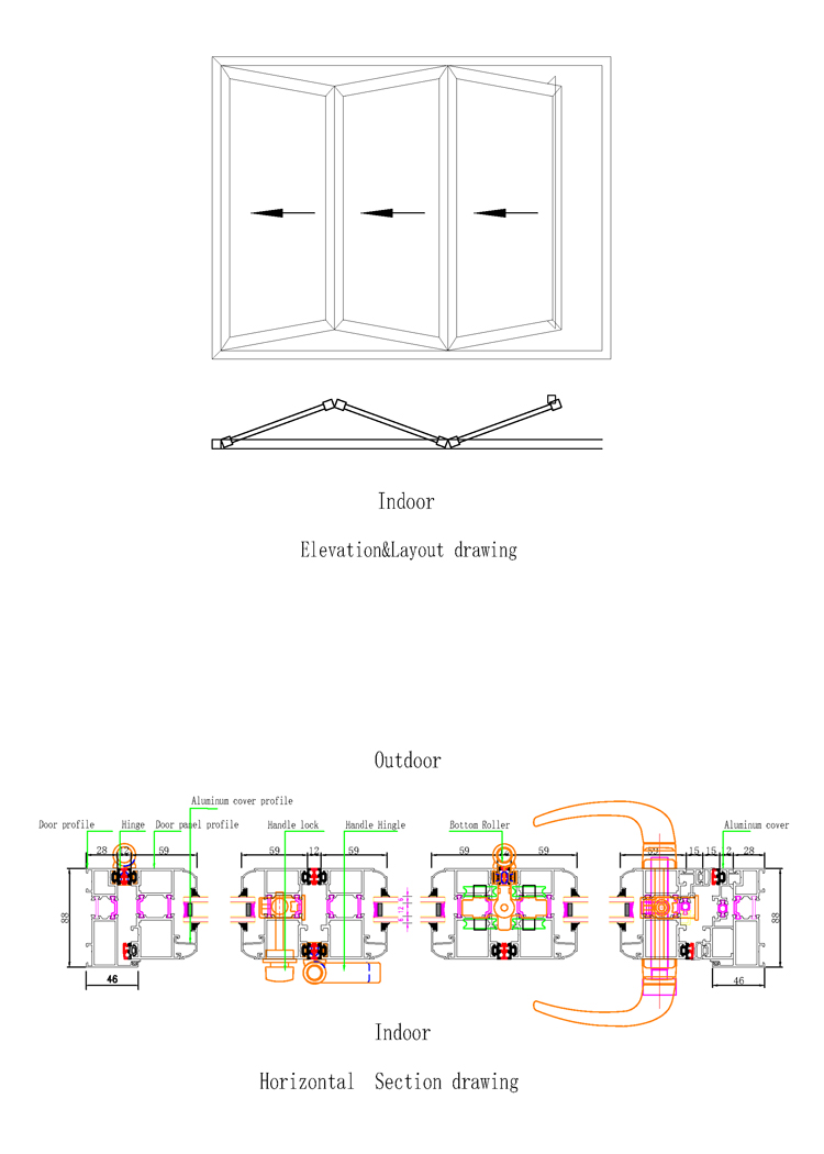 accordion glass doors exterior