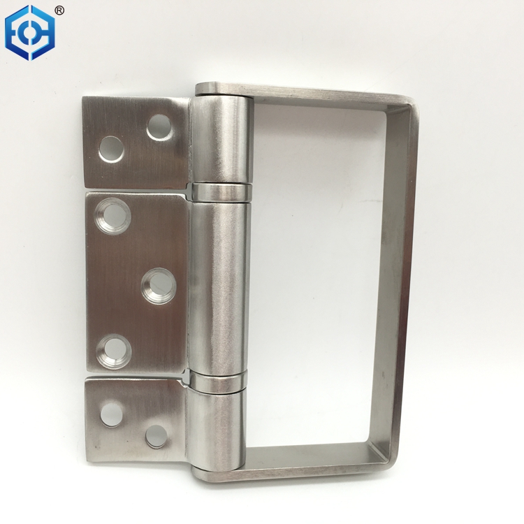 Bi-fold Door Hardware Brushed Stainless Steel Folding Door Hinge with Handle