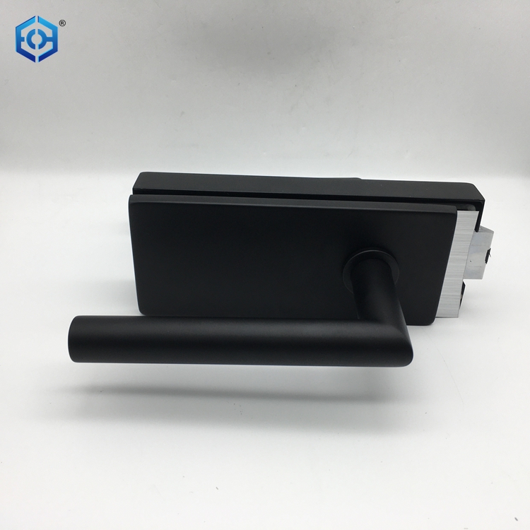 frameless glass door lock