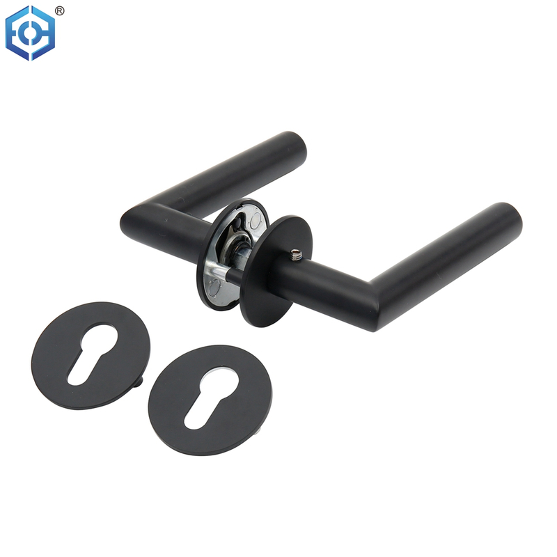 Rapid Fast Installation Conceal Screw Magnetic Stainless Steel Door Lever Handle
