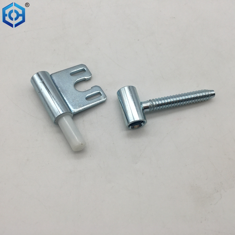 SN-TEC Standard Silver Light Nickel-Plated Door Hinge for Wooden Doors with Steel Frames 