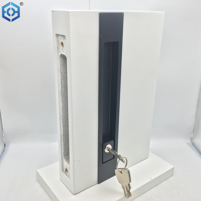 Black Zinc Alloy Patio Sliding Door Handles And Locks