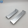 Silver Aluminum Finger Edge Pull Embedded Invisible Concealed Handle for Wardrobe