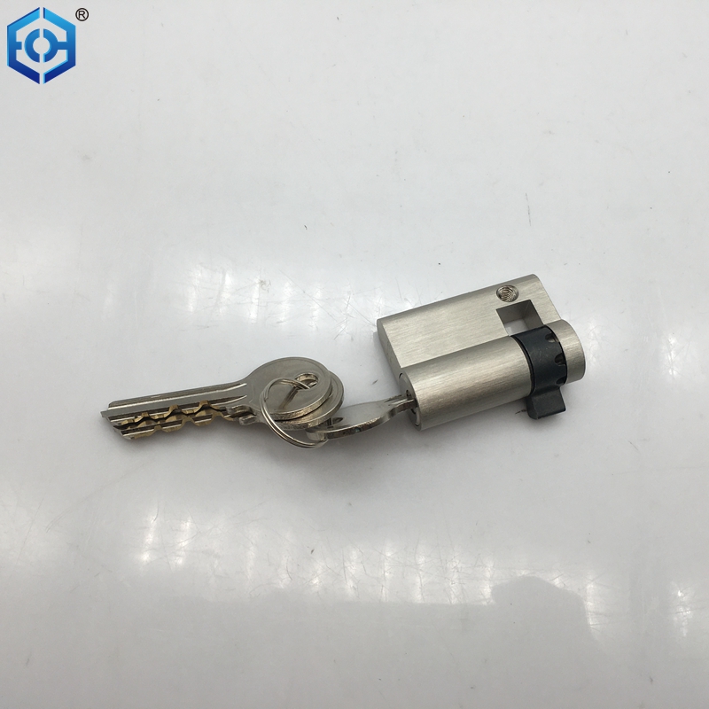 Satin Nickel Brass Euro Cylinder Lock 10/35 Mm (45mm)