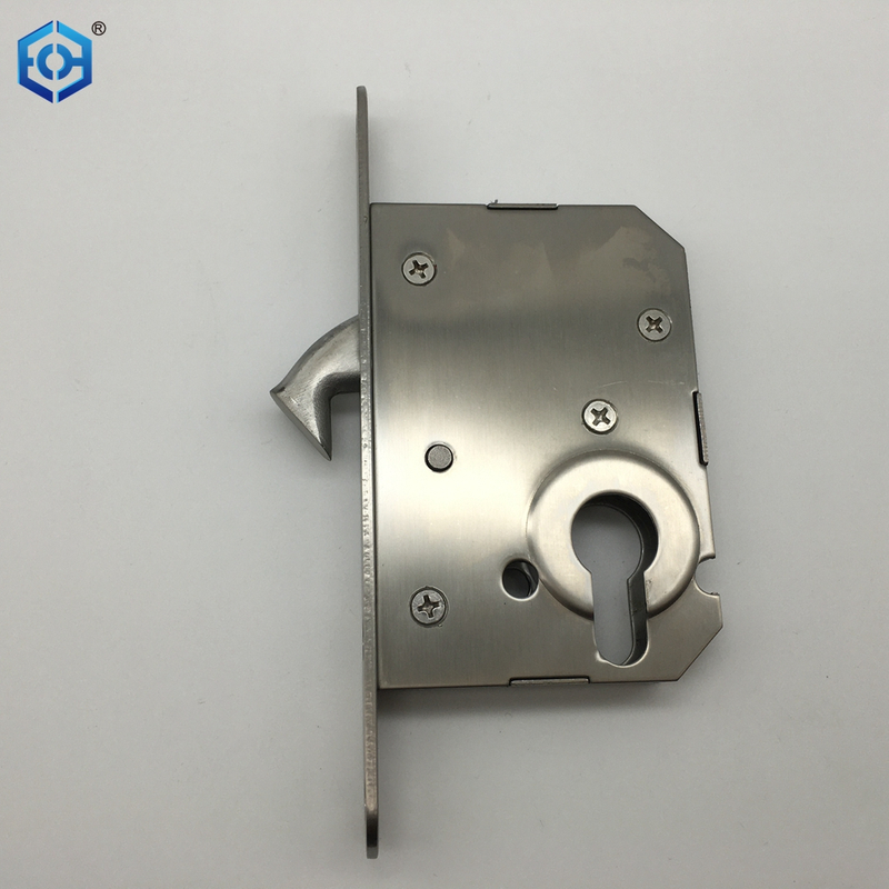 Stainless Steel Easy Install Entrance Mortise Sliding Door Lock With Round Concealed Handle