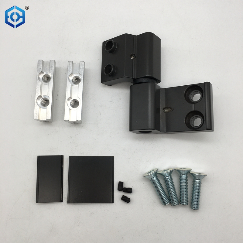 Black Aluminum Alloy Door And Window Hardware Casement Window Hinges Broken Bridge PVC Door Hinges