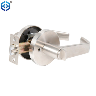 Stainless Steel 304 Leaf Style Door Lever Bed/Bathroom Privacy Door Lock
