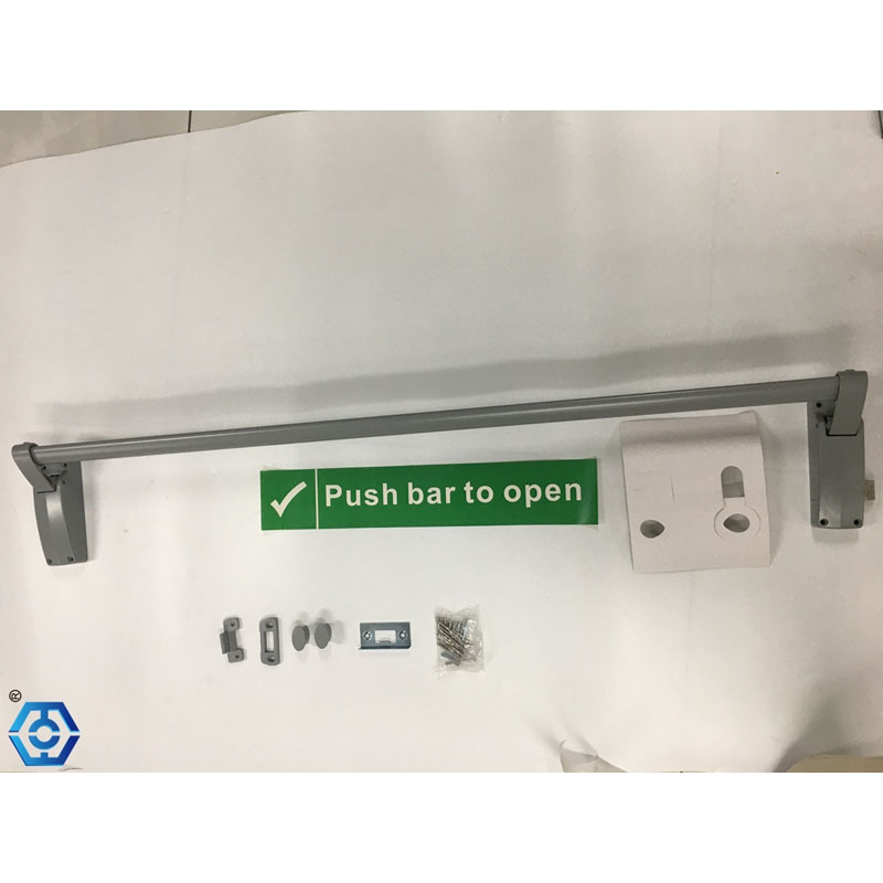 European Type Aluminum Body And Iron Tube Cross Bar Panic Exit Device
