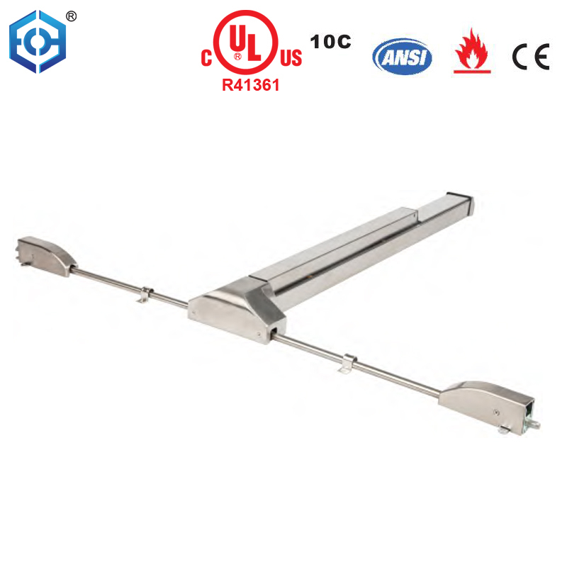 UL Listed Stainless Steel Fire Rated Panic Bar for Double Fire Door