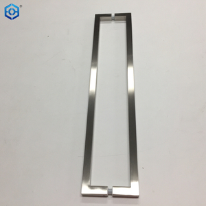AB Stainless Steel Square Hollow Tube Glass Door Pull Handles