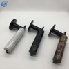 Black Stainless Steel Marble Door Lever Handle with Round Rose
