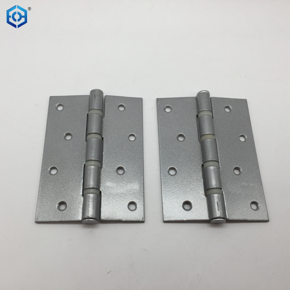 4 Inch Square Door Hinges Brushed Nickel With Square Corner Interior Door