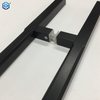 Factory Manufacturer Wholesale Commercial Square Black Aluminum Glass Door Pull Handles