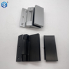 Chrome Aluminum Glass Pivot Hinge For Interior Glass Door Glass To Wall