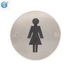 Stainless Steel Wall Sticker Male Female Restroom Signs Men Women Bathroom Plaques For Door