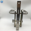 Straight Lever Thumb Lock Bathroom Door Handle Lock with Indicator