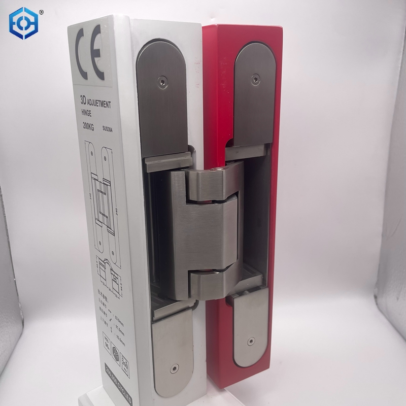 100kg Stainless Steel Heavy Duty 3 Way Adjustable Concealed Hinge