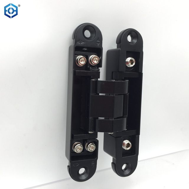 3D German Italy Style Invisible Adjustable Concealed Zinc Alloy Hidden Hinge for Wooden Swing Door 35kg
