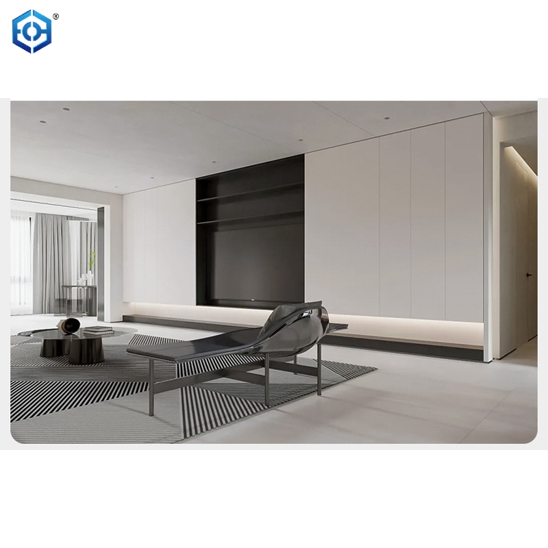 Electric TV Cabinet Sliding Door Track Invisible Wardrobe Sliding Door Folding Door New Bus Door System