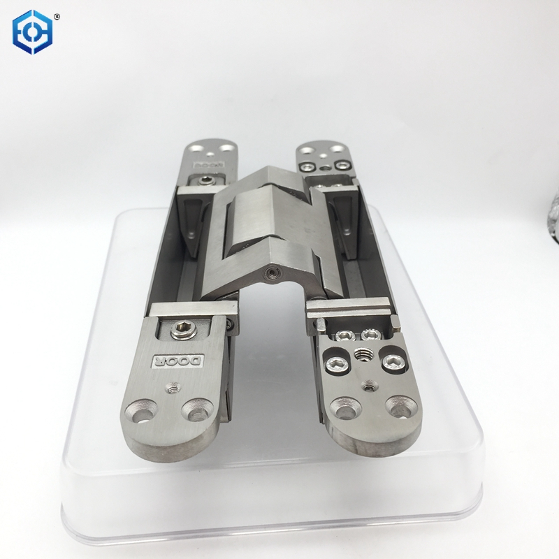 240mm Stainless Steel 304 3D Adjust Concealed Hinge for 200kg Door