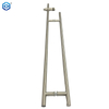 Brushed Stainless Steel 52-7/8" Designer Locking Ladder Pull Handle 