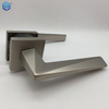 Satin Nickel Geometric Interlacing Zinc Alloy Door Handle
