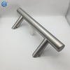Stainless Steel 304 Offset Round Style Back To Back Glass Door Barn Door Push Pull Handle