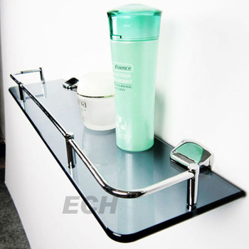 Stainless Steel Cosmetic Glass Shelf (GHT78021)