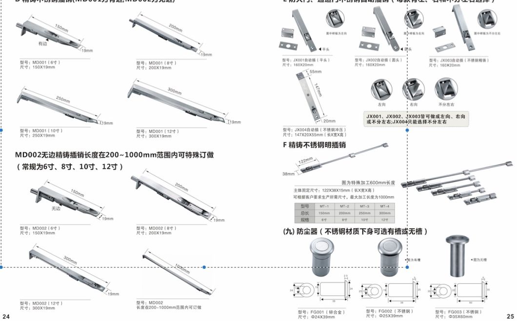 sliding door bolt lock