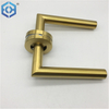 Gold Plating Stainless Steel Fancy Gold Tube Door Handle