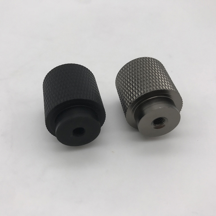knurled brass knob
