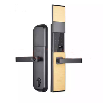Zinc Alloy Door Handle Biometric Fingerprint Digital Cylinder Smart Access Door Lock