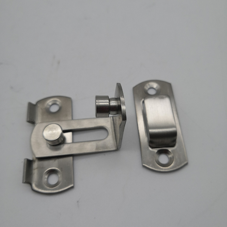 90 Degree Stainless Steel Slide Bolt Door Safety Guard Latch