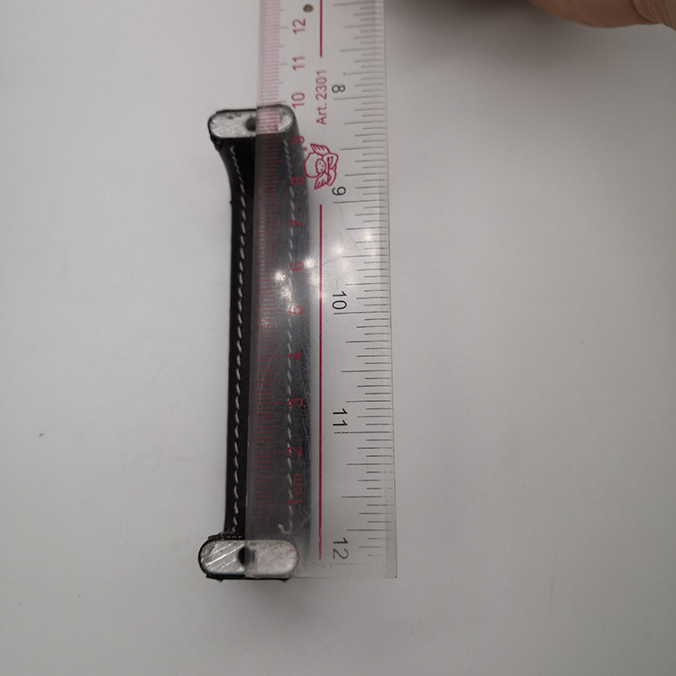 Brown Or black zinc alloy leather handle