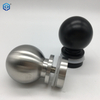 Black Or SSS Stainless Steel Small Round Door Handle Knob for Glass Door 