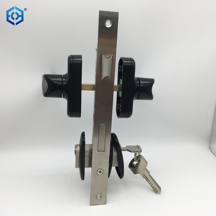 China High Quality Mexico Aluminum Door Lock with Handle Cylinder