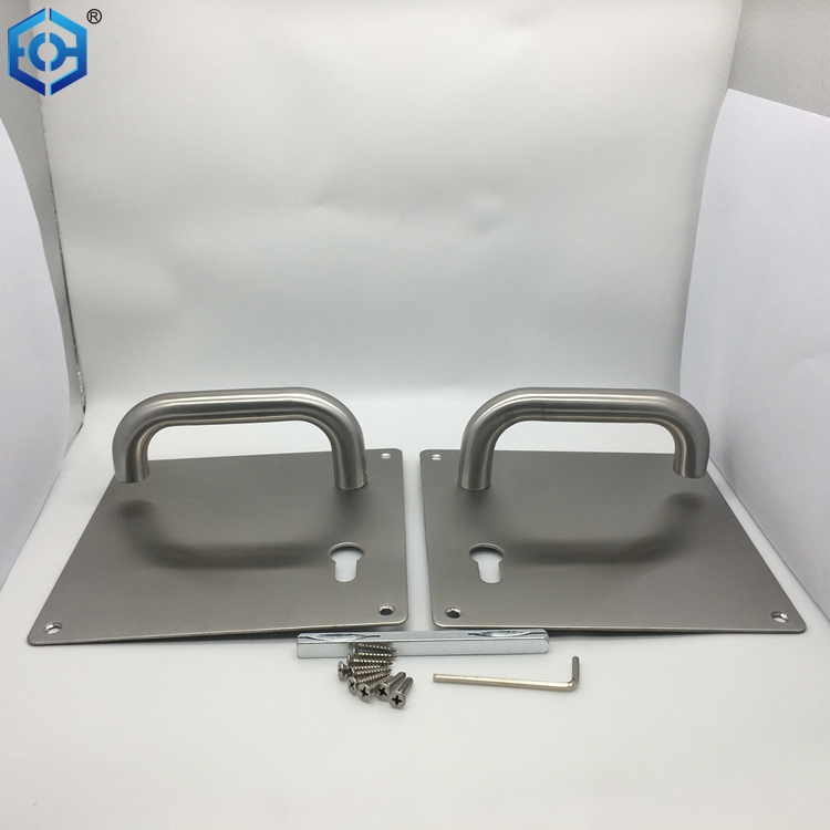 lever handle on square plate
