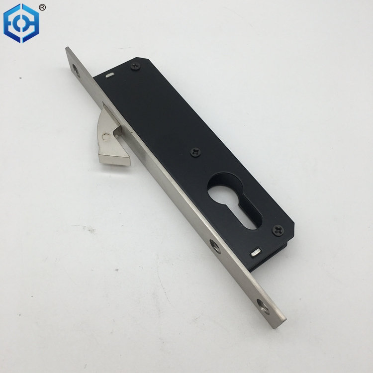 Aluminium Door Sliding Hook Lock ECH OEM Standard 20mm Backset Steel Mortise Door Lock Case