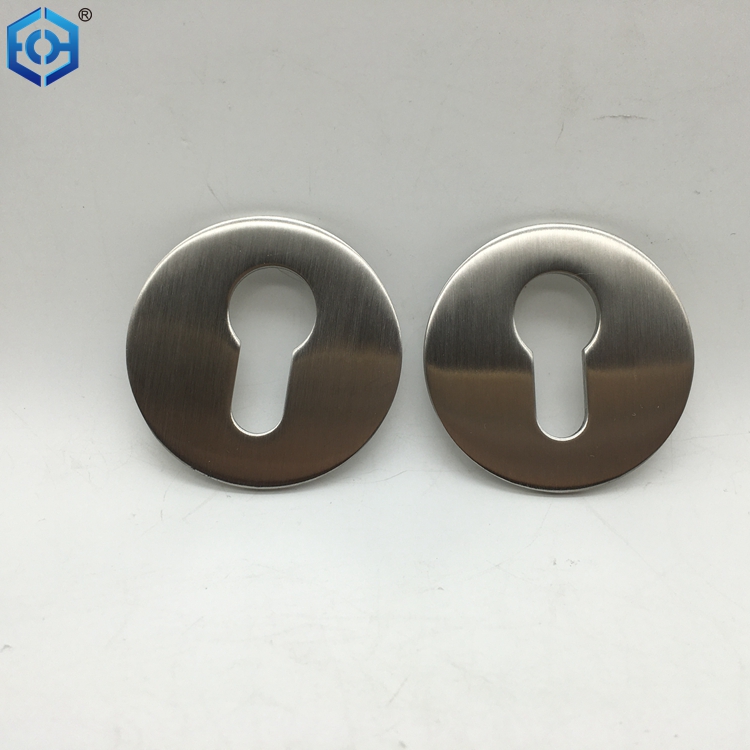 Euro Profile Round Escutcheons Ultra Thin 3mm Rose Satin Stainless Steel