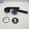 New Design Stainless Steel Thin Rose Wooden Door Handle Lever with Magnetic Function 