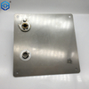 Antibacterial Stainless Steel Lever Door Handle on Square Large Backplate