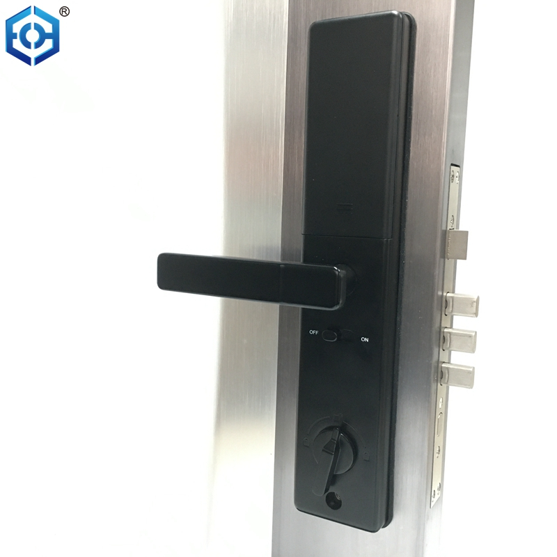 Black Smart Electronic Home Security Biometric Digital Door Lock